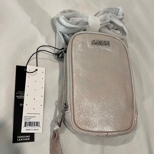 Aimee Kestenberg Chelsea Crossbody Stone Silver Small Blemish *NEW WITH TAGS*